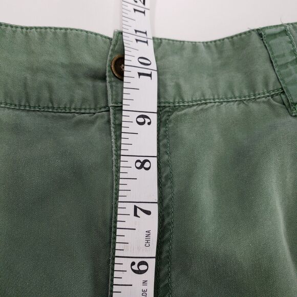 Vince Camuto Woman's 100% Lyocell Green Cargo Pants with Elastic Ankles, Medium - Picture 9 of 12